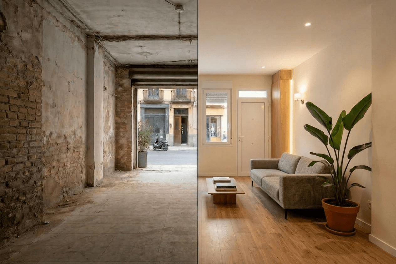 Apartamento pequeño luminoso